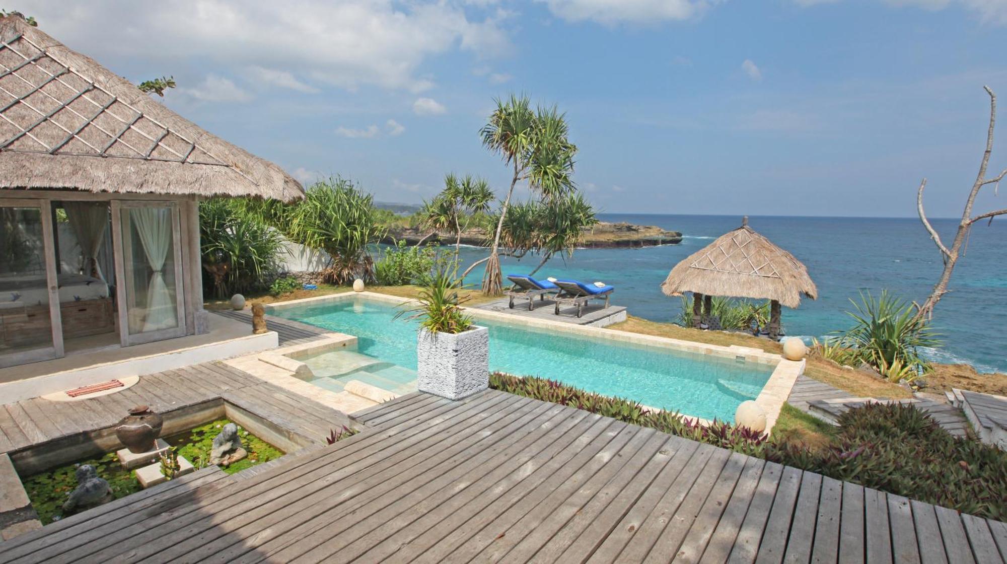Villa Lumba Lumba - Oceanfront & Spectacular View! Нуса-Лембонган Экстерьер фото